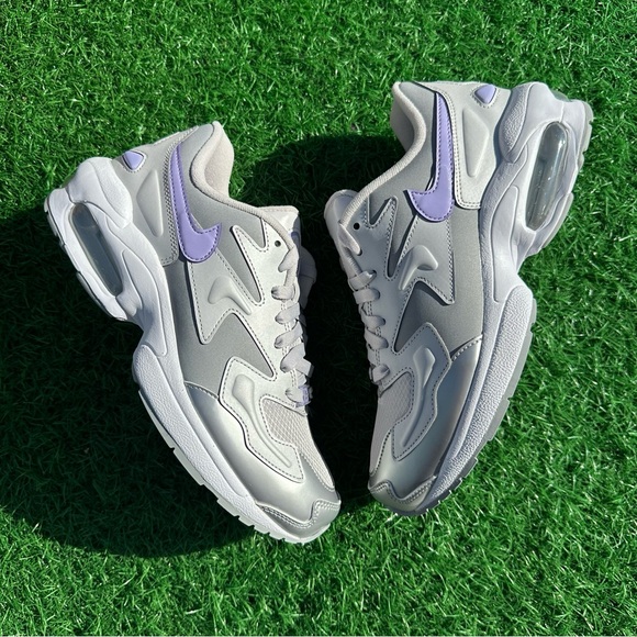 Nike Air Max 2 Light Se Vast Grey / Purple Agate - Picture 5 of 11
